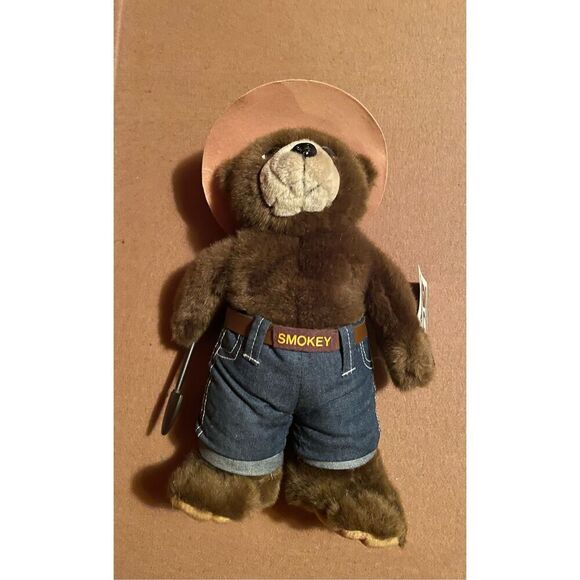 Vintage SMOKEY THE BEAR Stuff Plush x2 - Picture 4 of 6